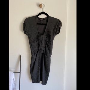 Isabel Marant Linen Ruched Dress
